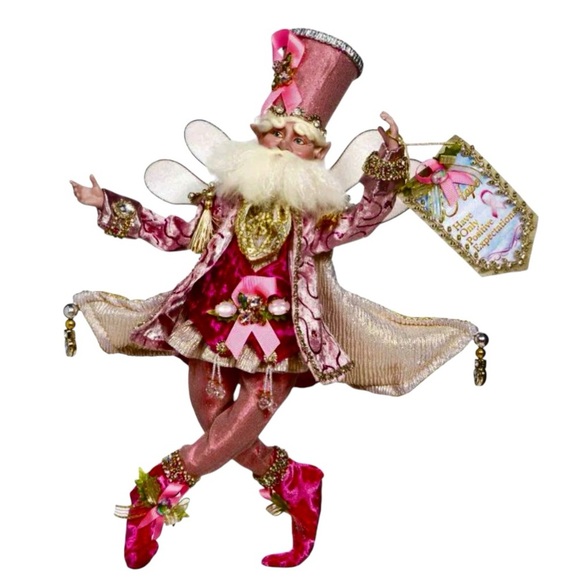 Mark Roberts Spirit of Hope Breast Cancer Awareness Fairy Figurine Ornament 11” - Picture 14 of 14